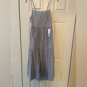 Blue and white striped dress from stitch fix!